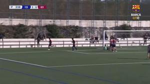 Genís Clua y su golazo de cabeza contra el Vilassar de Mar en 2025