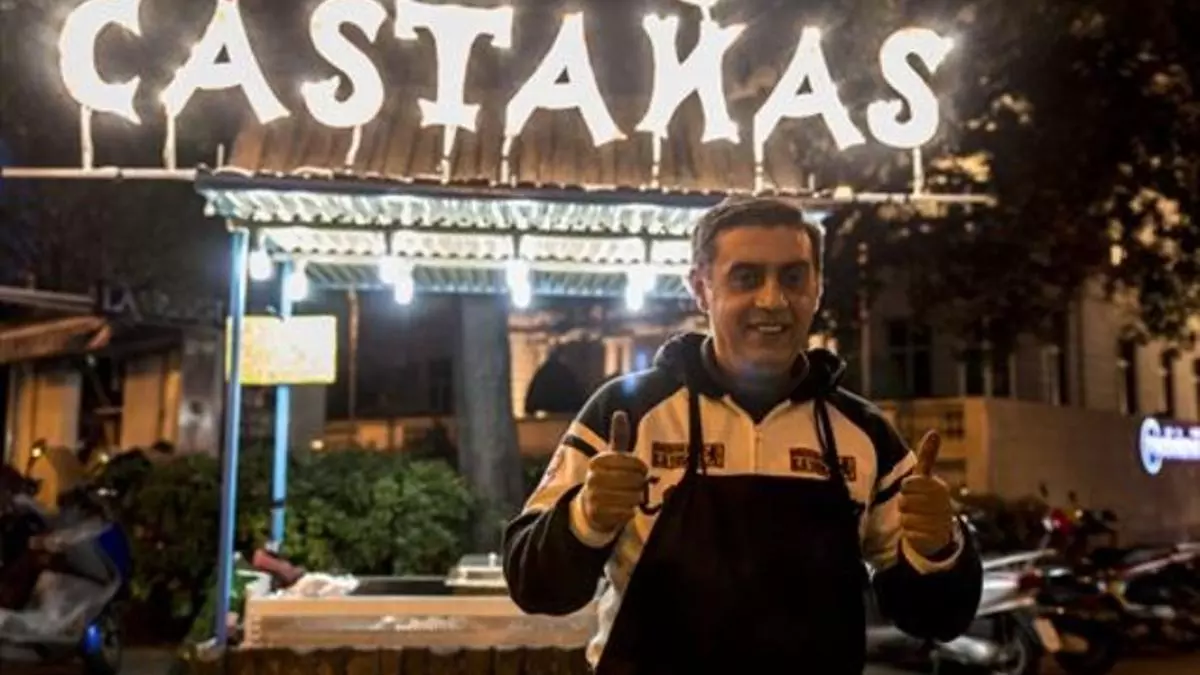 Tanasa Petrica, castañero: «El rico no compra castañas, envía a alguien a buscarlas»