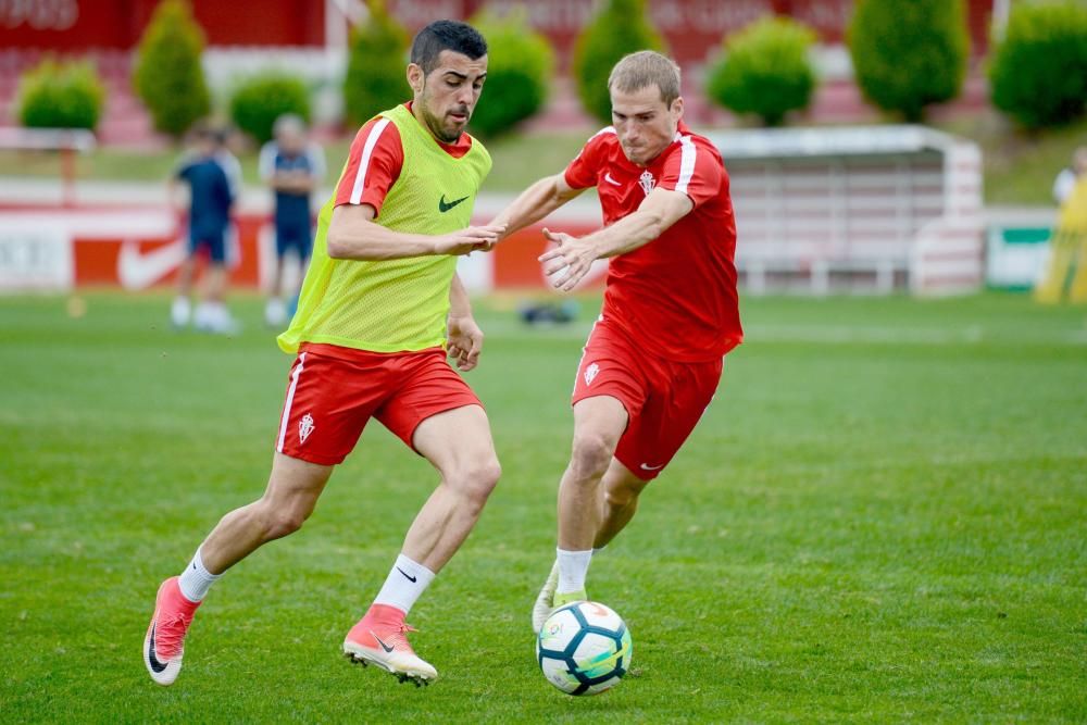 Entrenamiento del Sporting