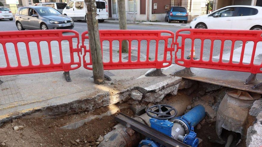 Los pisos altos del sur de Vilagarcía podrían tener hoy poca presión de agua