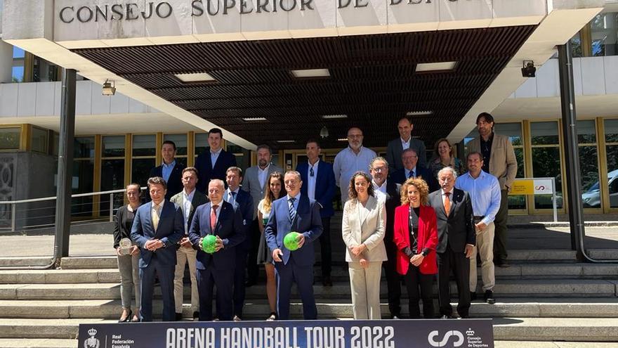 Presentación del Arena Handball Tour 2022