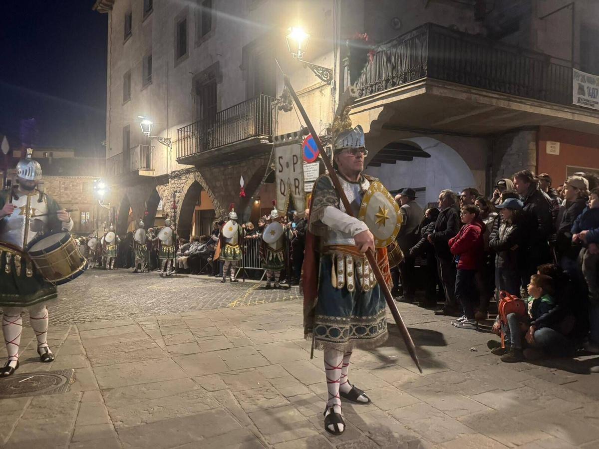 Imatges de la processó de Divendres Sant de Moià