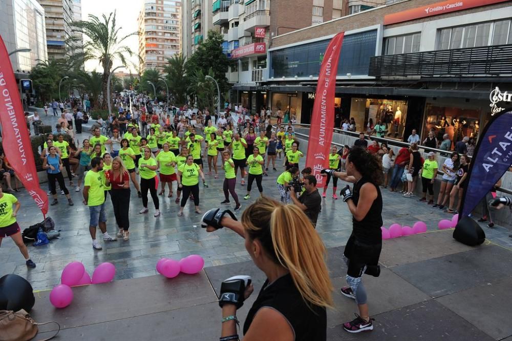 Zumba en la Avenida Libertad