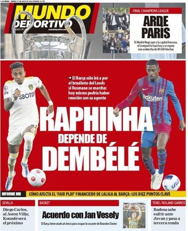 Las portadas de la prensa deportiva de hoy, 27 de mayo