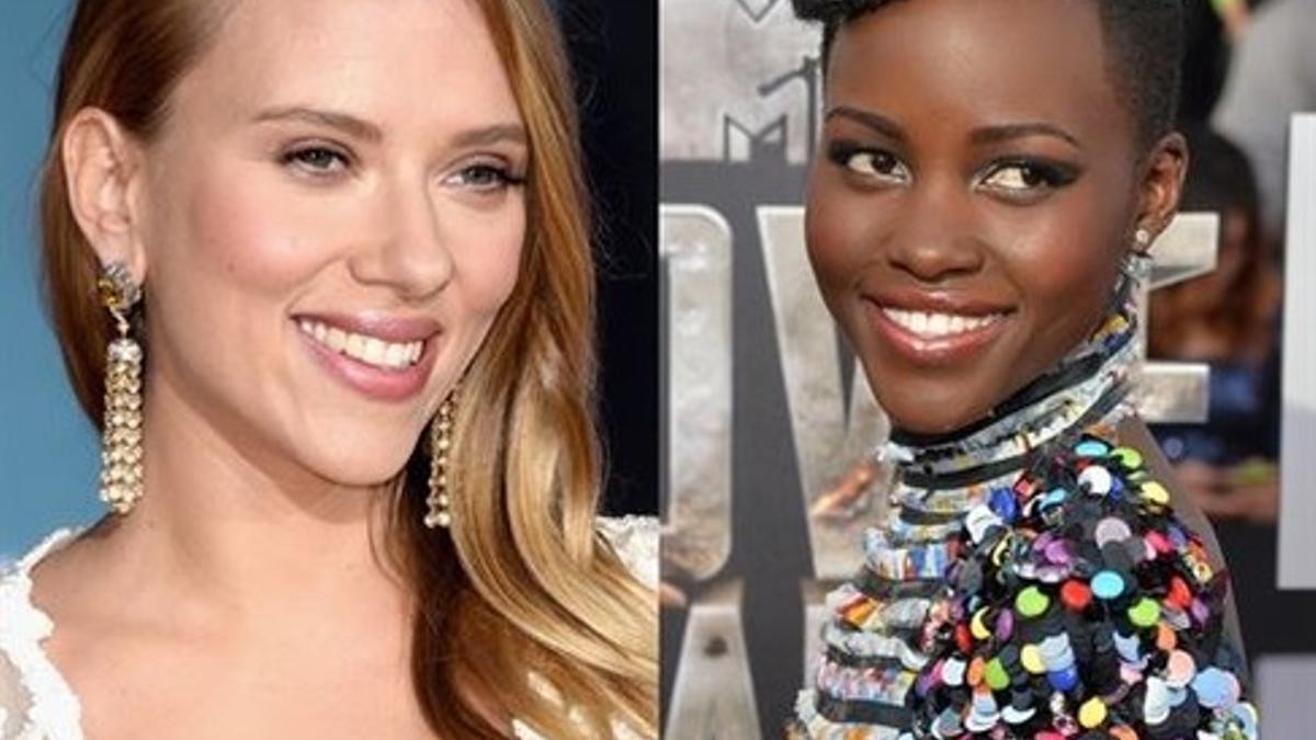 Scarlett Johansson y Lupita Nyong'o