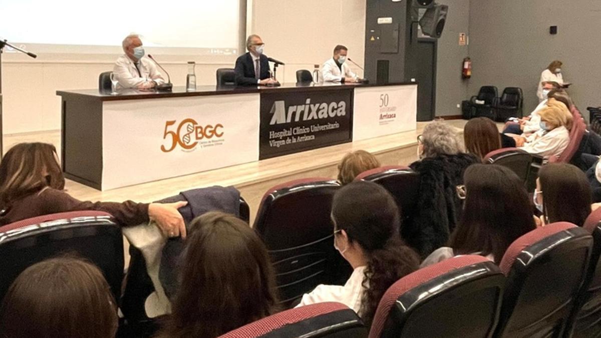 Inauguración de los actos del 50 Aniversario del Servicio de Inmunología de la Arrixaca.