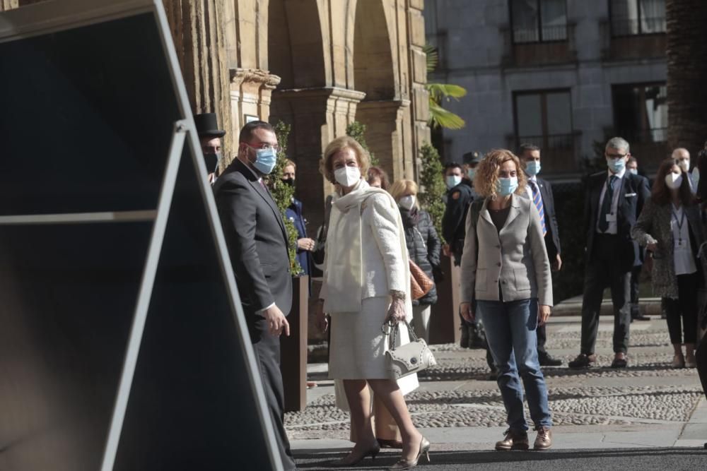 Llega la Reina Sofía para asistir a los "Princesa"