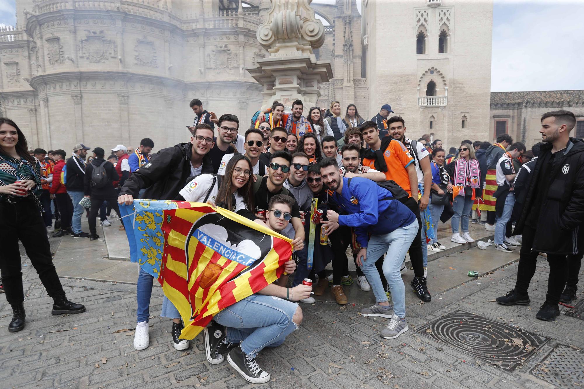 El valencianismo toma Sevilla: así está la ciudad