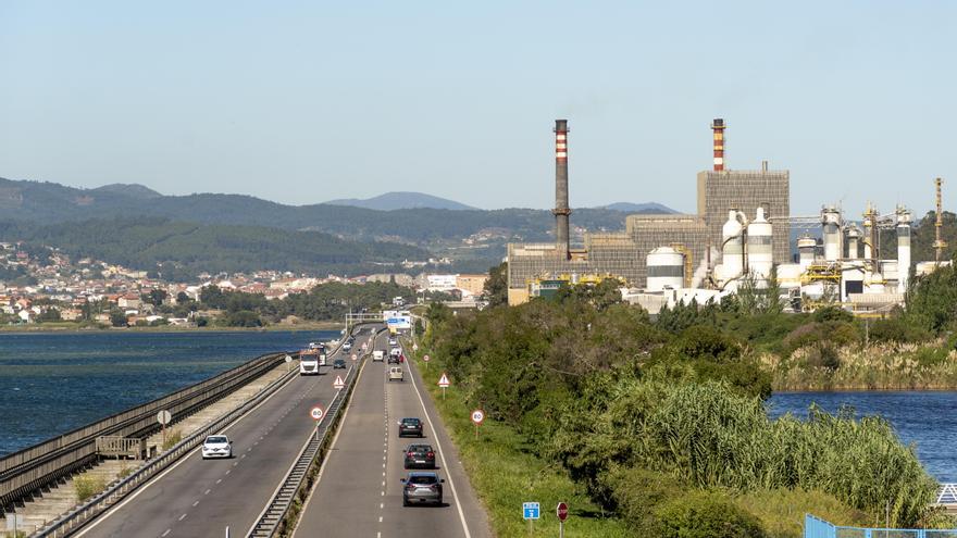 Vista de la factoría de Ence.