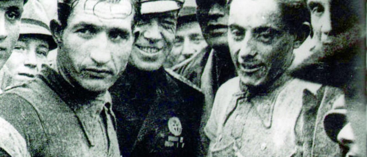 Fausto Coppi y Gino Bartali, en una foto de la época.