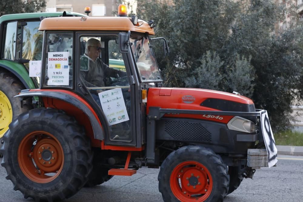 FOTOS: La tractorada de los agricultores toma Valencia