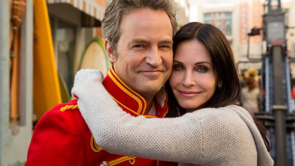 Matthew Perry y Courteney Cox