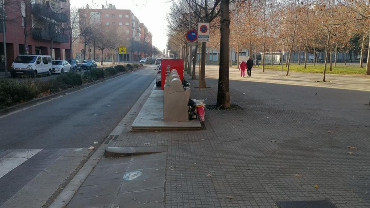 El mateix punt, ahir al matí.  | M.V. 