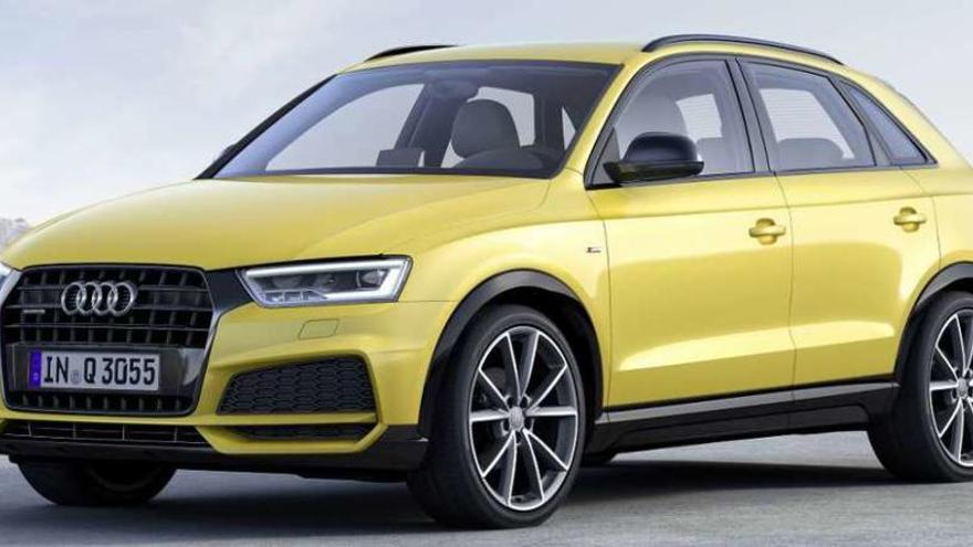 Imagen renovada del Audi Q3.