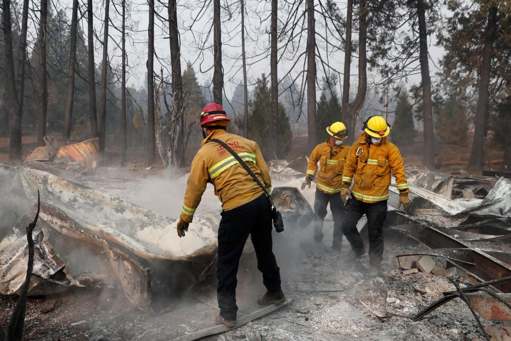 El devastador incendio de California, en imágenes