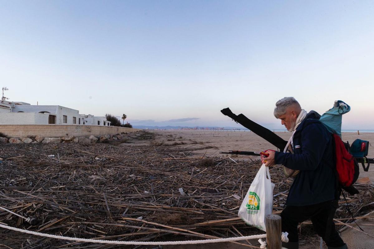 Estado de La Casbah (El Saler) tras el temporal