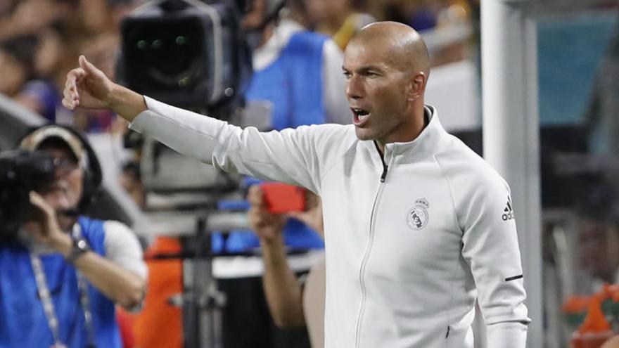 Zidane no está contento con los resultados.