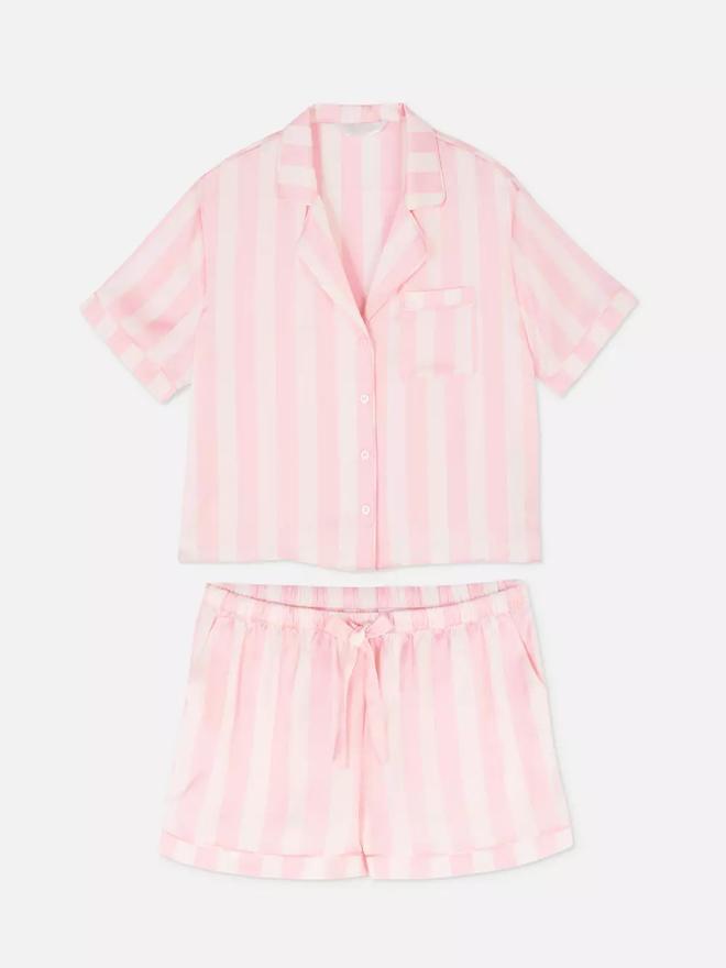 Pijama de rayas rosas de Primark