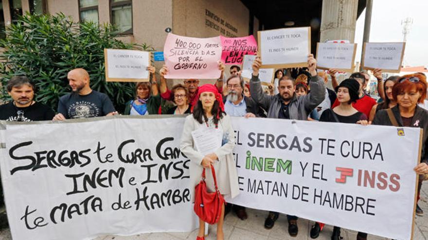 Beatriz Figueroa, ante el el Juzgado de Vigo.//Marta G. Brea