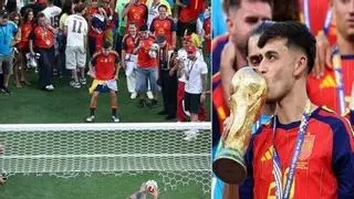 El penalti de Pedri que devuelve a su padre el sueño que perdió