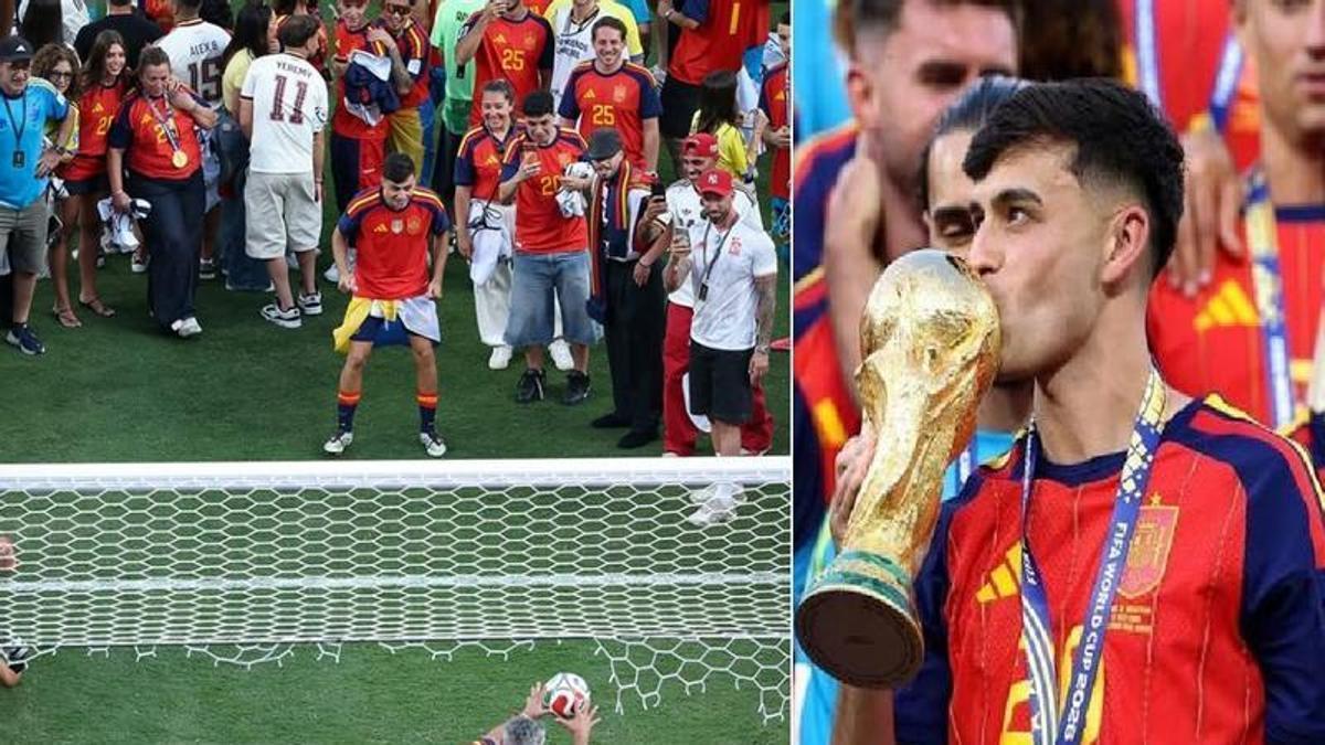 Espectacular imagen aérea de Madrid: cerca de un 1.800.000 personas celebran el triunfo de la roja