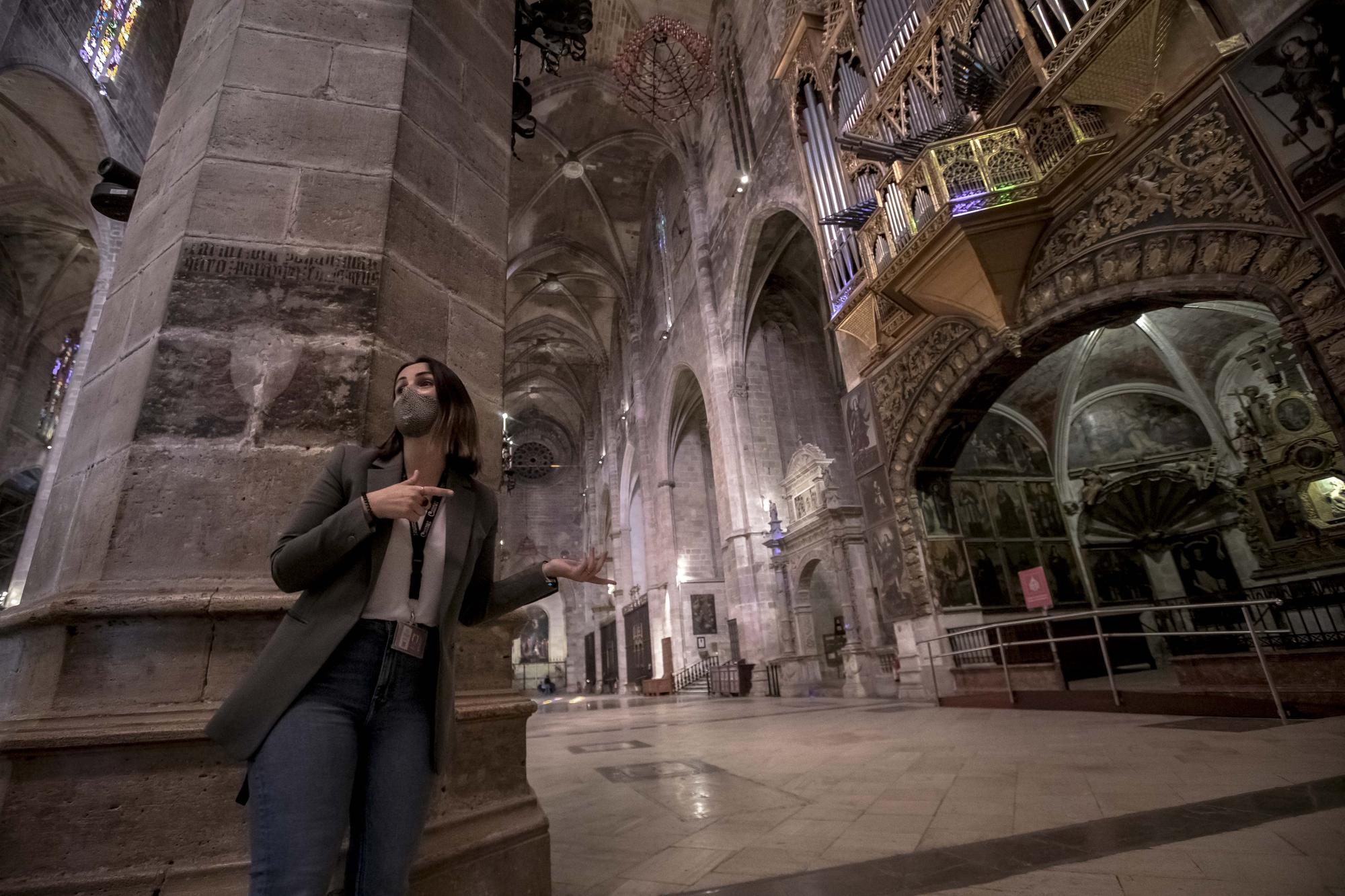 Visitas en la catedral dirigidas por dos historiadoras destacando el papel de la mujer en la iglesia por el 8M