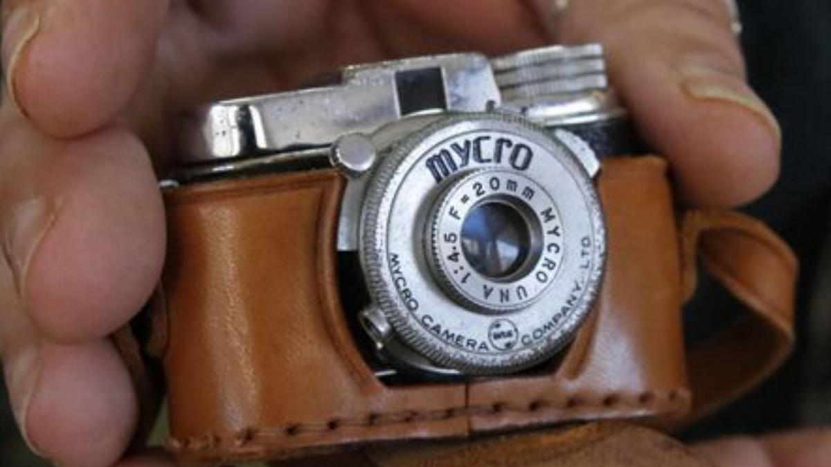 Eine Miniaturkamera der Firma Mycro. 