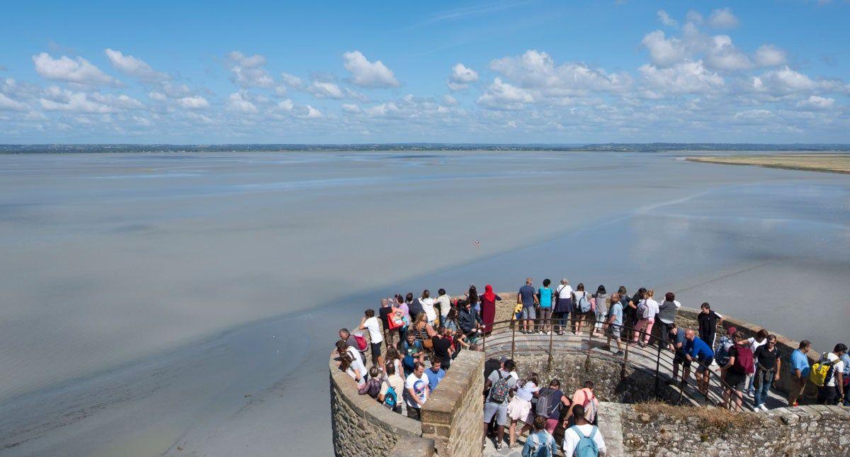 Mirador desde donde obervar el movimiento de las mareas