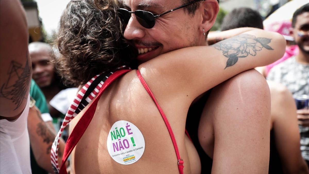 ’No es no’, lema contra el acoso sexual en los carnavales de Brasil