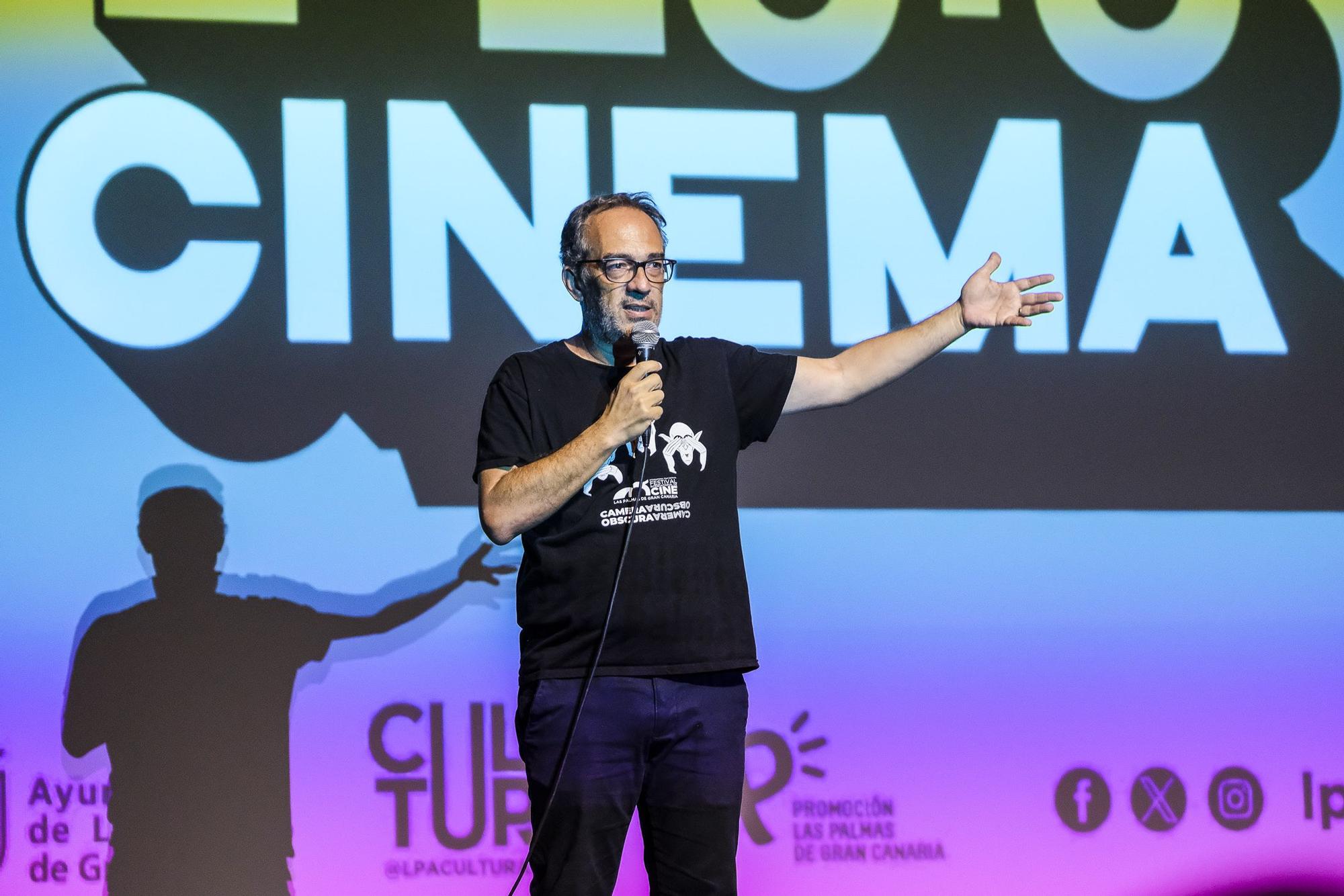 Primera proyección de 'Efecto Cinema'