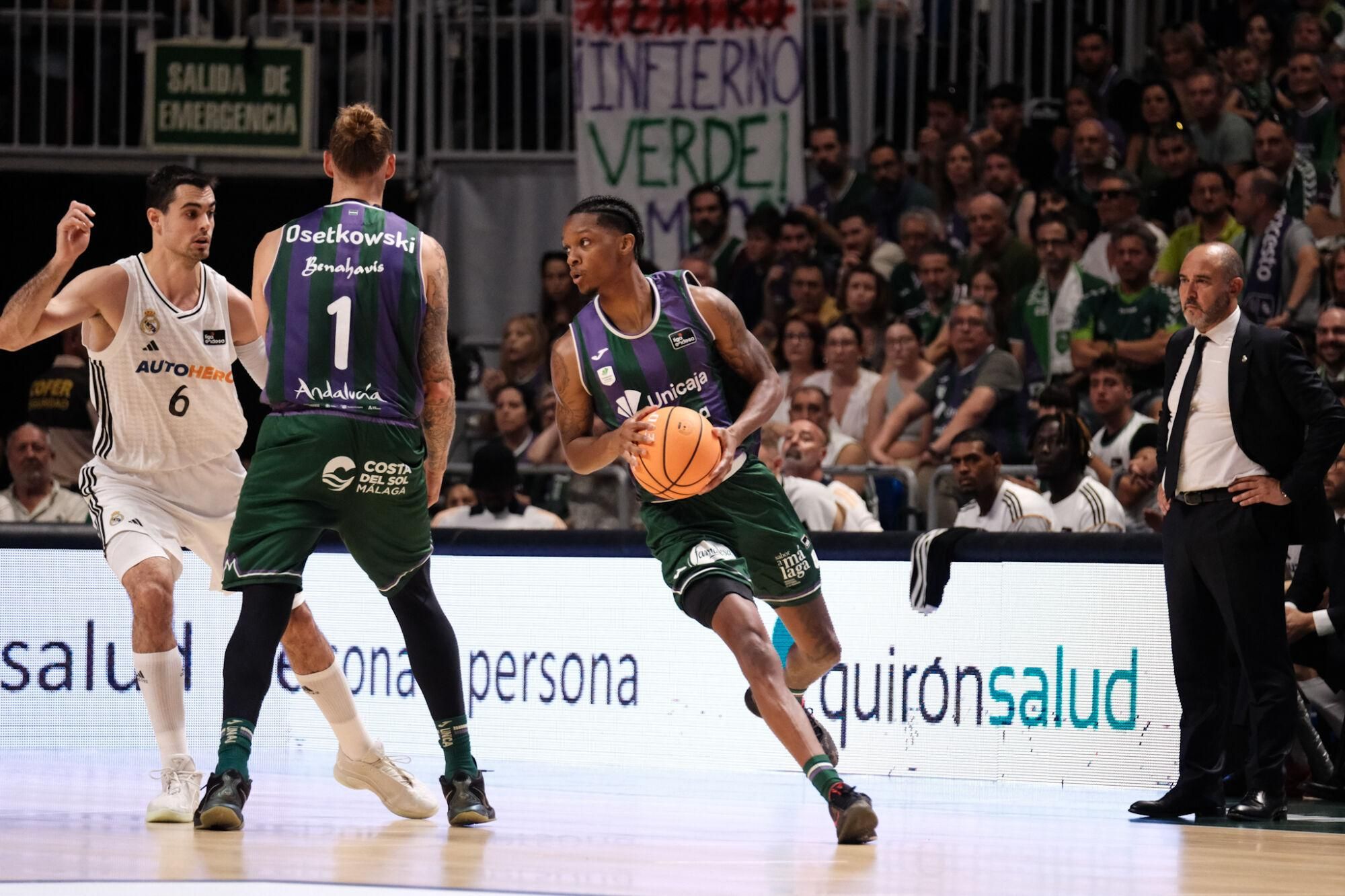 Tercer partido de semifinales de la ACB: Unicaja-Real Madrid