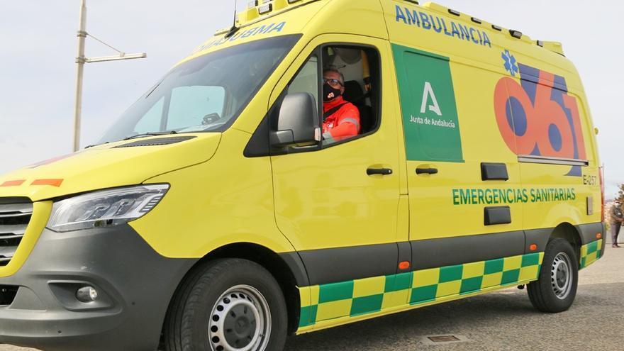 Rescatan a un ciclista tras sufrir una caída en Canillas de Albaida