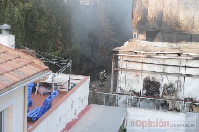 Así ha quedado la antigua fábrica de Rostoy tras el incendio en Murcia