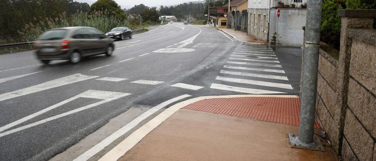 La PO-531 amplía sus medidas de seguridad vial: una nueva glorieta y un kilómetro más de sendas