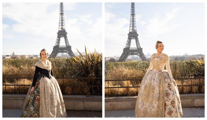 El "book" de Berta y Lucía ante la Torre Eiffel