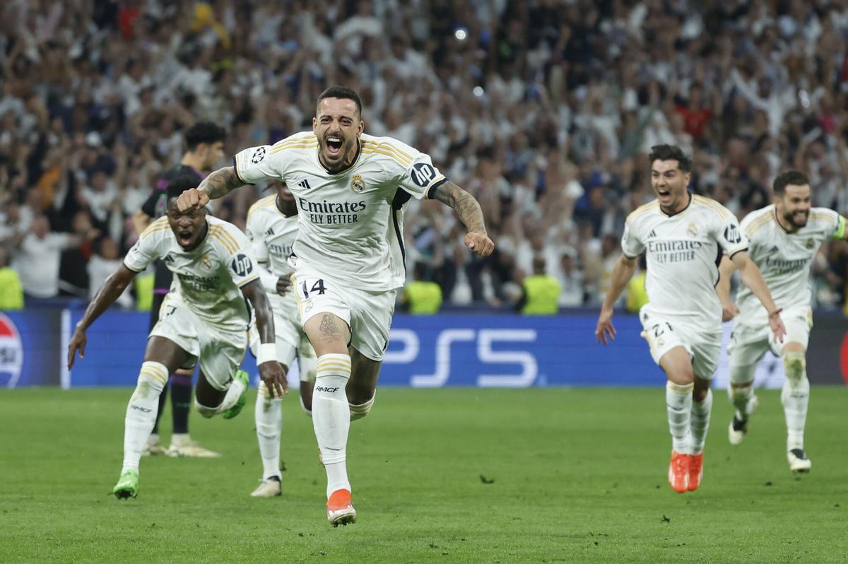 Joselu fue el protagonista del Real Madrid-Bayern de 2024.