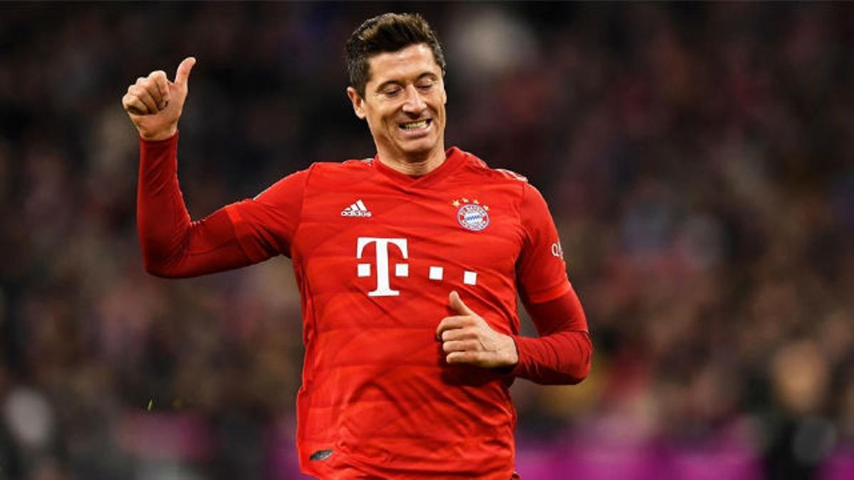 Le histórico póker de Lewandowski con el Bayern