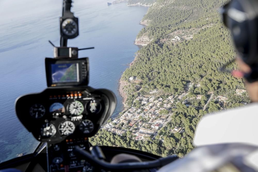 Mira Mallorca vista desde un helicóptero