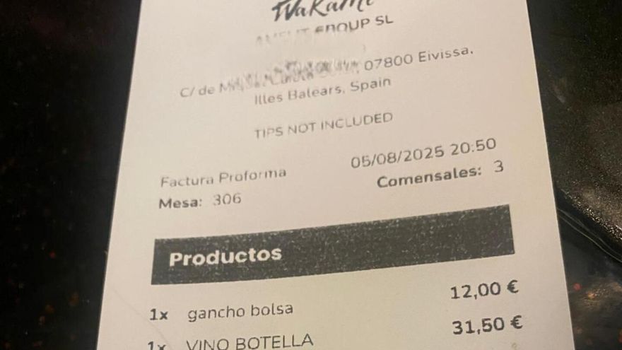 La estrategia de un restaurante de Baleares para encarecer la cuenta de sus clientes