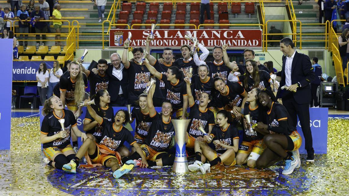 El Valencia Basket, campeón de la Liga Femenina Endesa en Salamanca
