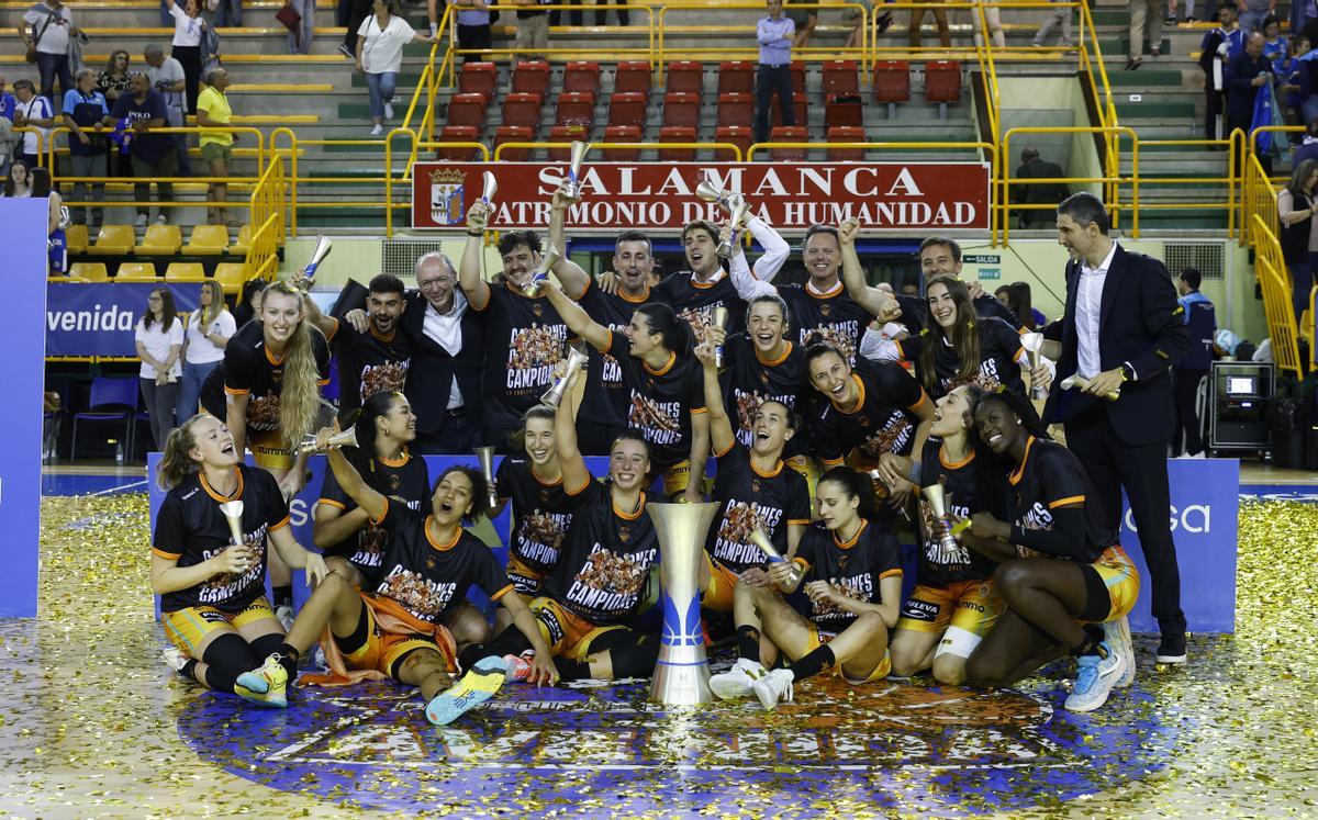 El Valencia Basket, campeón de la Liga Femenina Endesa en Salamanca