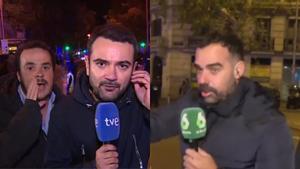 Reporteros de laSexta y TVE