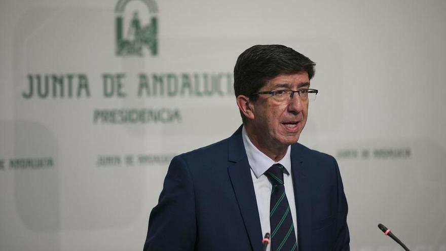 El líder andaluz de Ciudadanos y vicepresidente de la Junta, Juan Marín.