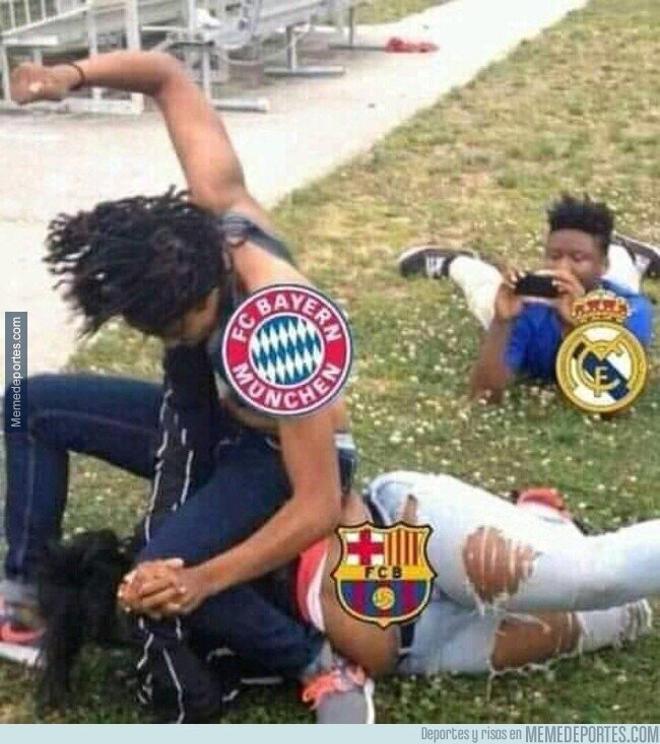 Vacile generalizado en redes con los memes del Bayern – Barça