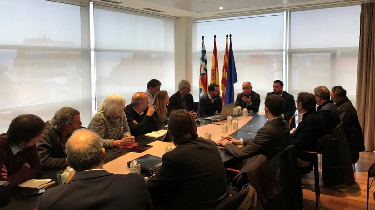 Reunión entre Generalitat y Ayuntamiento de Badalona sobre la C-31
