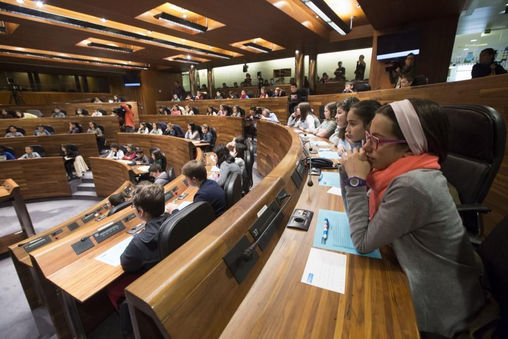 Visita escolar a la Junta General