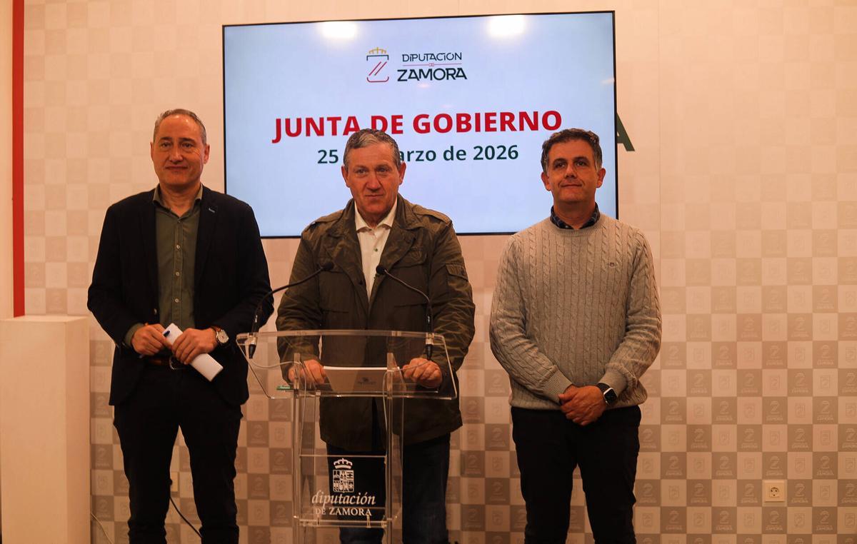 Emilio Fernández, Javier Faúndez y Ramiro Silva.