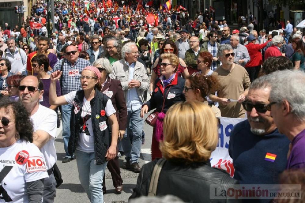 Manifestación del 1 de mayo en Murcia