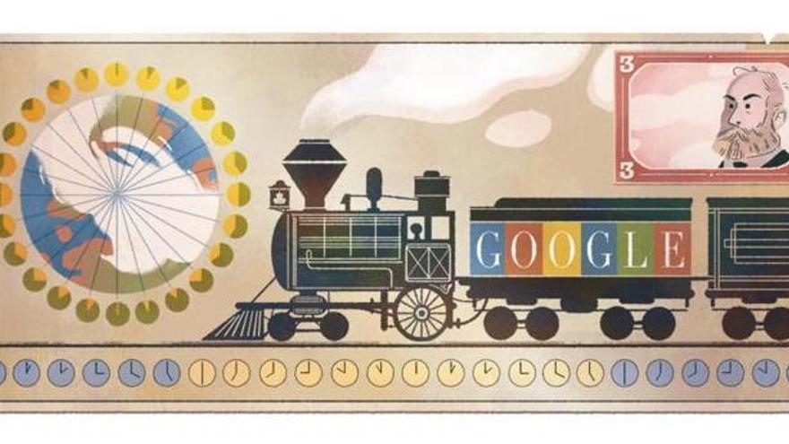 Google recuerda a Sandford Fleming, creador de los husos horarios, con un &#039;doodle&#039;