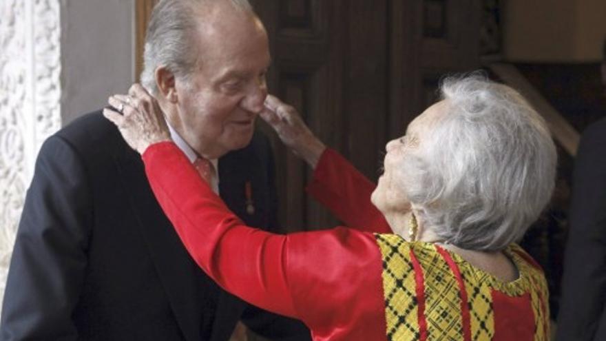 Elena Poniatowska recibe el Cervantes